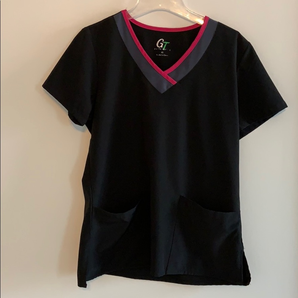 GT performance scrub top size extra small XS black
